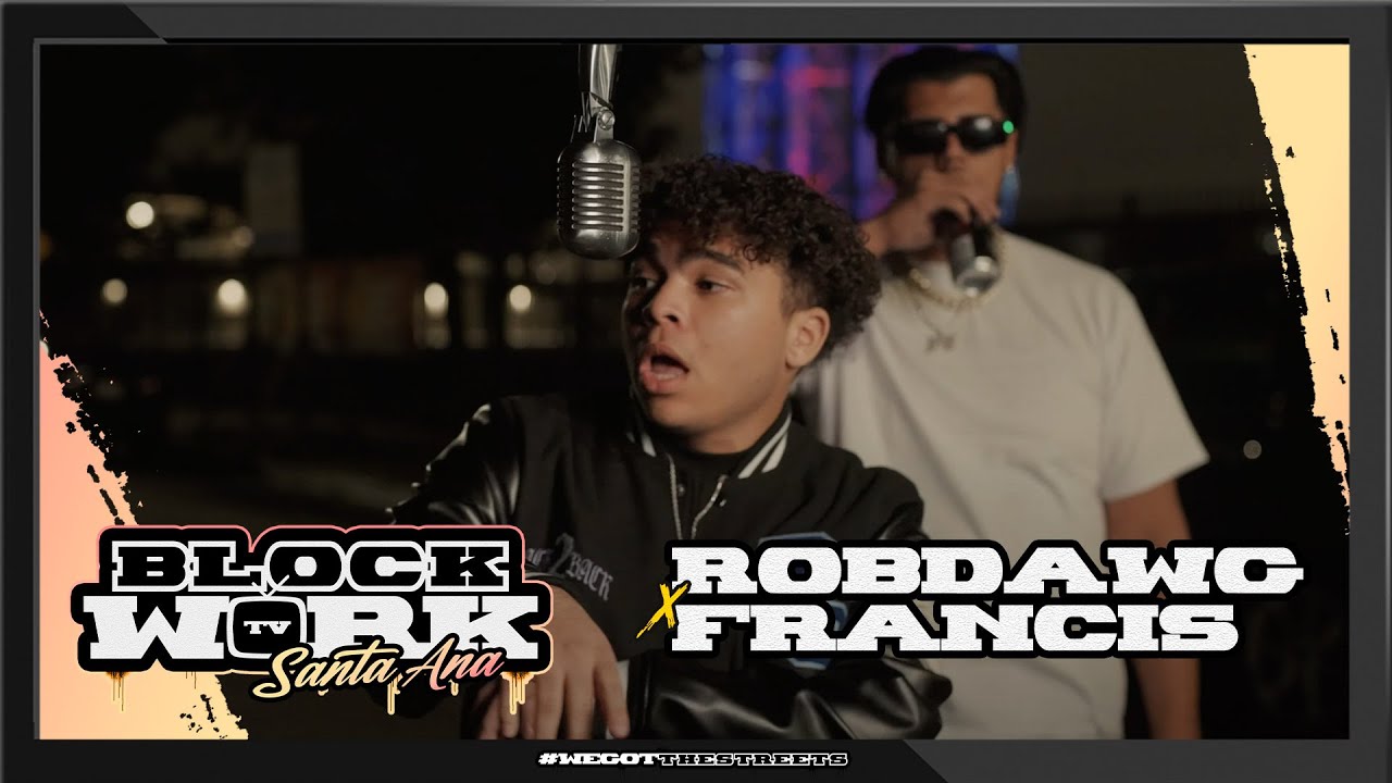 ROBDAWG and Francis performing Full Throttle for Block Work TV in Santa Ana